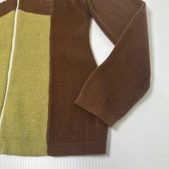 Vintage Levi's SilverTab Full Zip Knit Sweater M - Picture 4 of 6